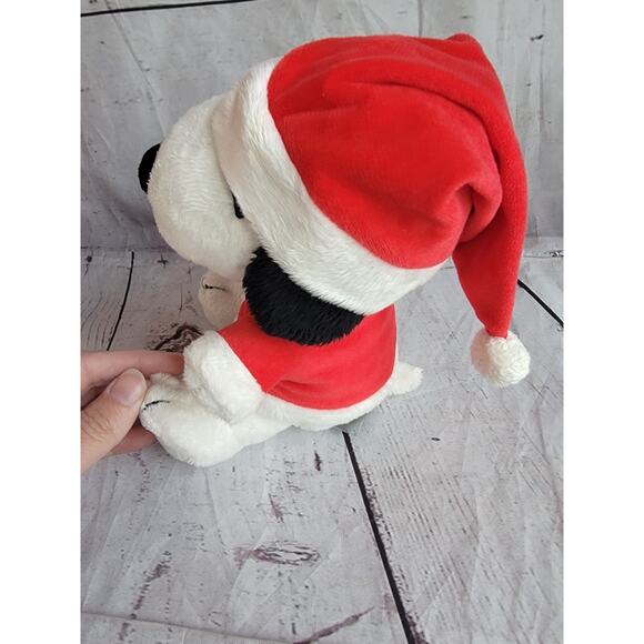 Hallmark Peanuts Snoopy Santa Plush 7in Christmas Stuffed Animal - Picture 7 of 8